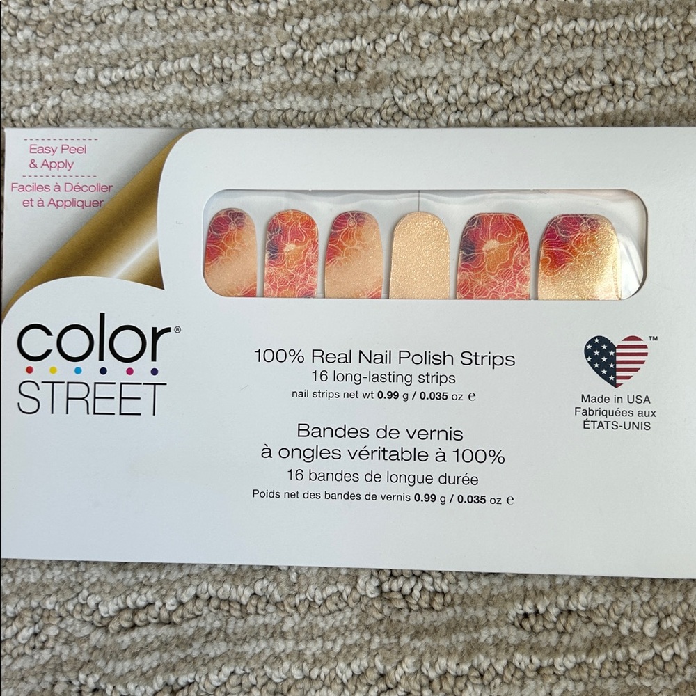 Color Street Nail Polish Strips, Poppy That